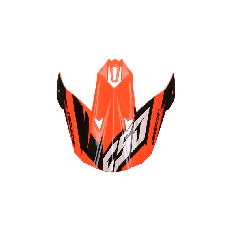 Vizir za čelado Cassida Cross Cup Two black-white-grey-fluo orange razprodaja