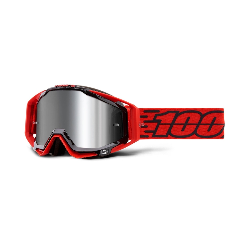 Motokros očala 100% RACECRAFT PLUS Toro (srebrna zrcalna pleksi stekla)