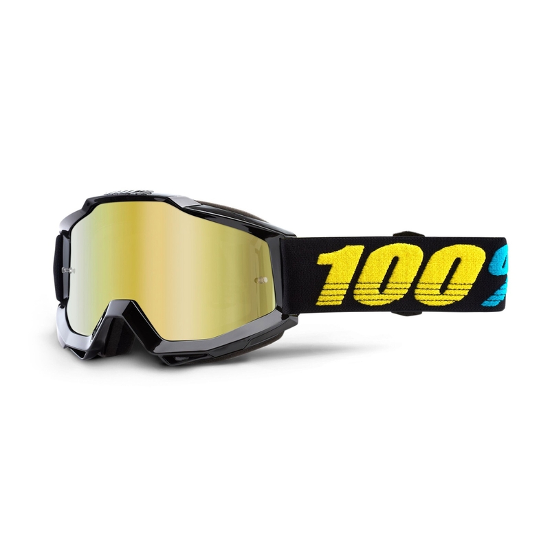 Motokros očala 100% Accuri VIRGO (zlata zrcalna pleksi stekla)