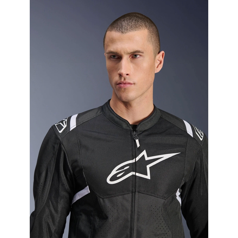 Alpinestars T-SPS Air V2 motoristična jakna črno-bela