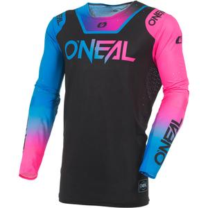 Motokros dres O'Neal Prodigy Five Six V.27 črno-neonsko roza