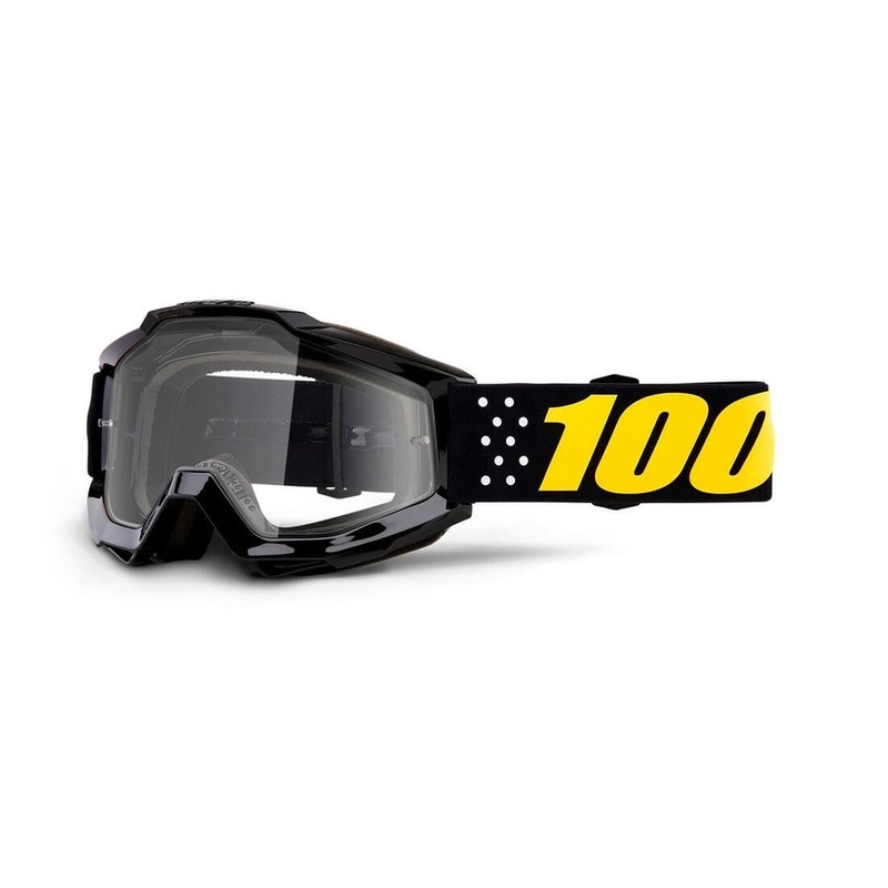 Otroška očala za motokros 100% Accuri Pistol (prozorna pleksi)