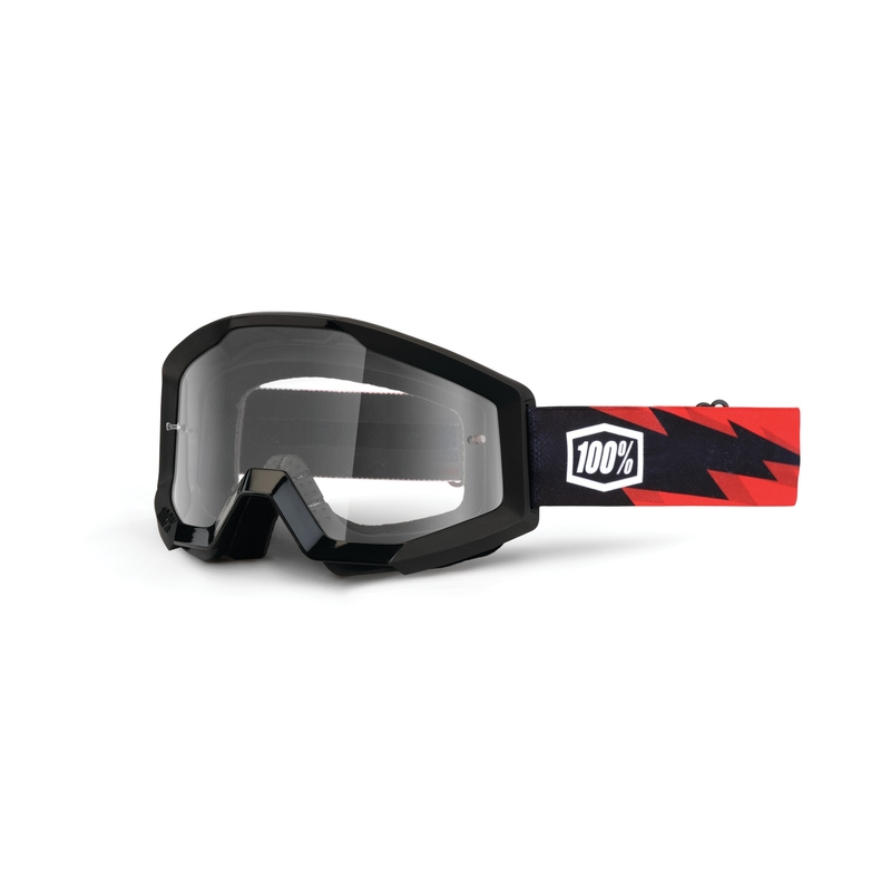 100% Strata Slash motokros očala (prozorna pleksi)