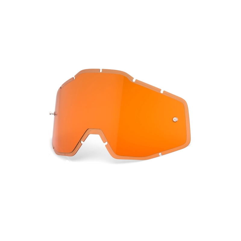Plexi 100% vbrizgano Racecraft/Accuri/Strata oranžna (proti megli)