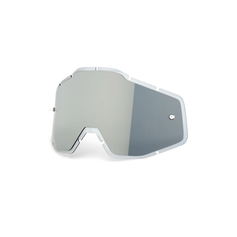 Plexi 100% vbrizgano Racecraft/Accuri/Strata srebrni krom (proti zameglitvi)