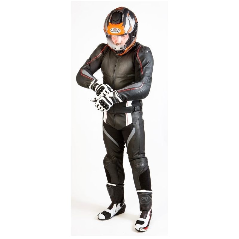Ozone Volt Black and White Motorcycle Jacket razprodaja