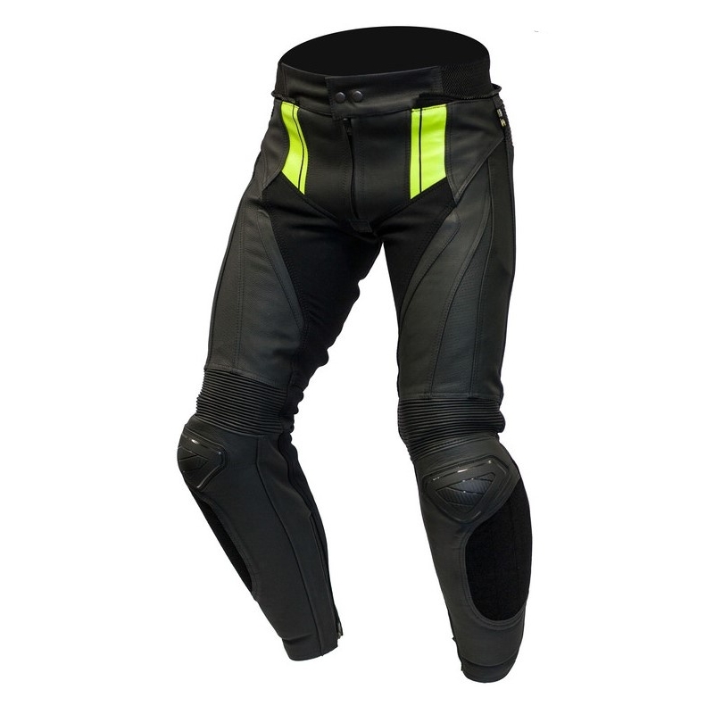 Ozone Volt Black-Fluo Yellow Motoristične hlače razprodaja