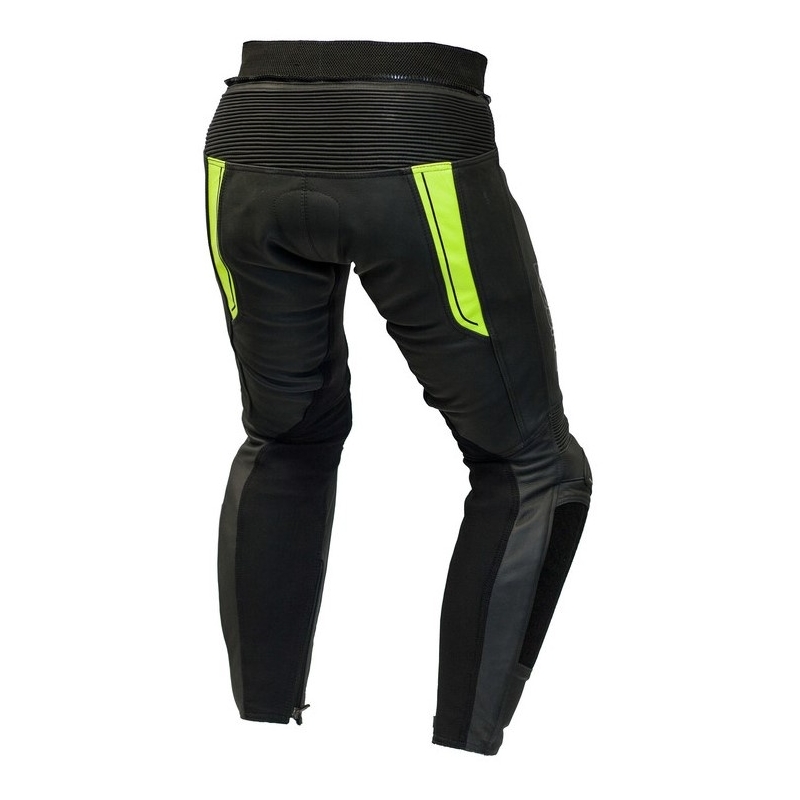 Ozone Volt Black-Fluo Yellow Motoristične hlače razprodaja