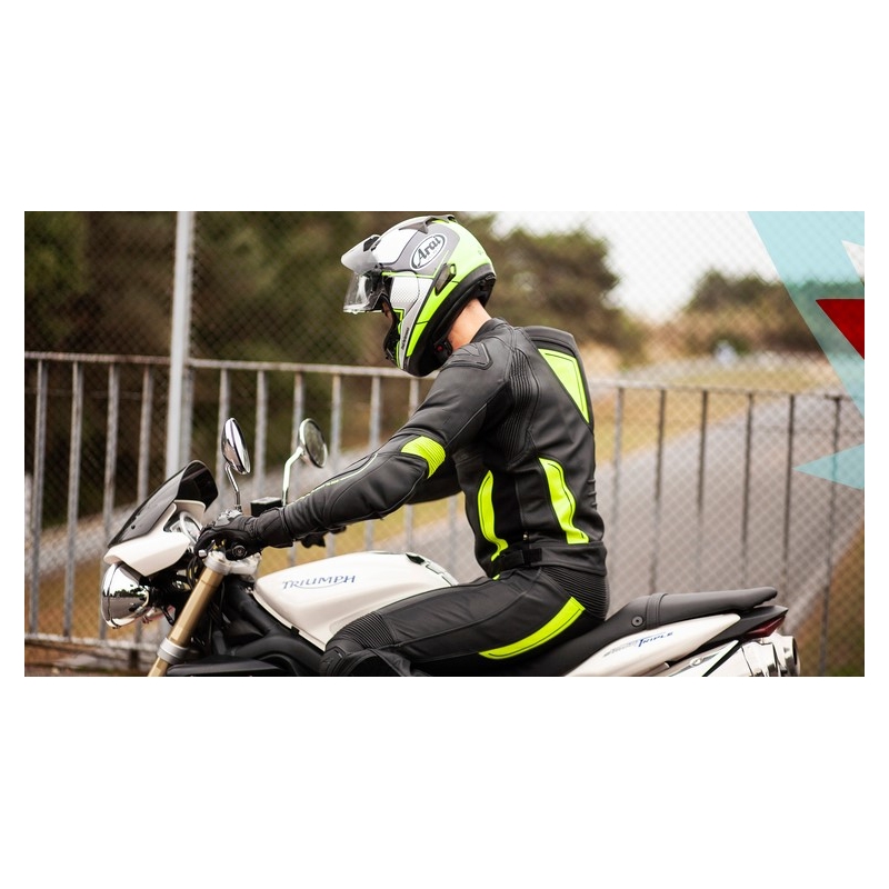 Ozone Volt Black-Fluo Yellow Motoristične hlače razprodaja