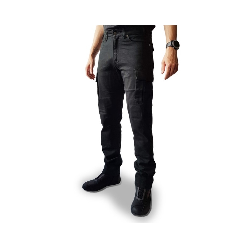 Ozone Shadow II Black Motorcycle Jeans razprodaja