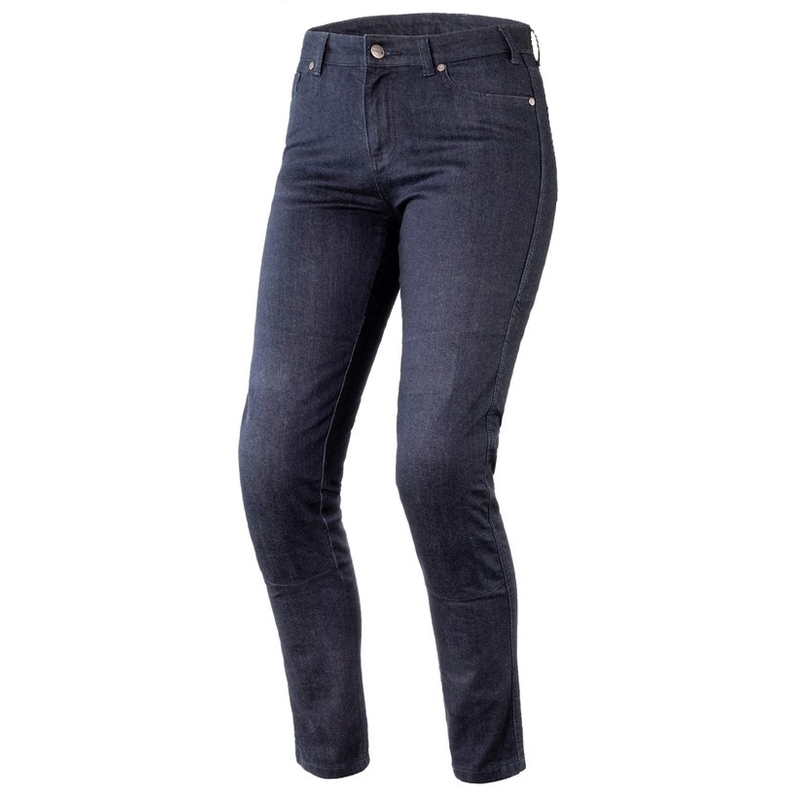 Ženske kavbojke Ozone Star II Dark Blue Motorcycle Jeans