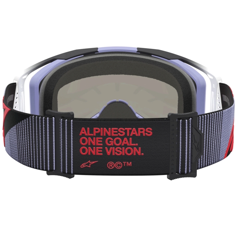 Motokros očala Alpinestars Vision 8 Maven sivkasto-črna
