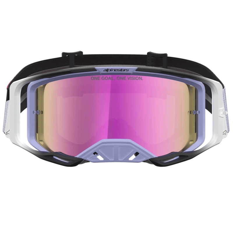 Motokros očala Alpinestars Vision 8 Maven sivkasto-črna