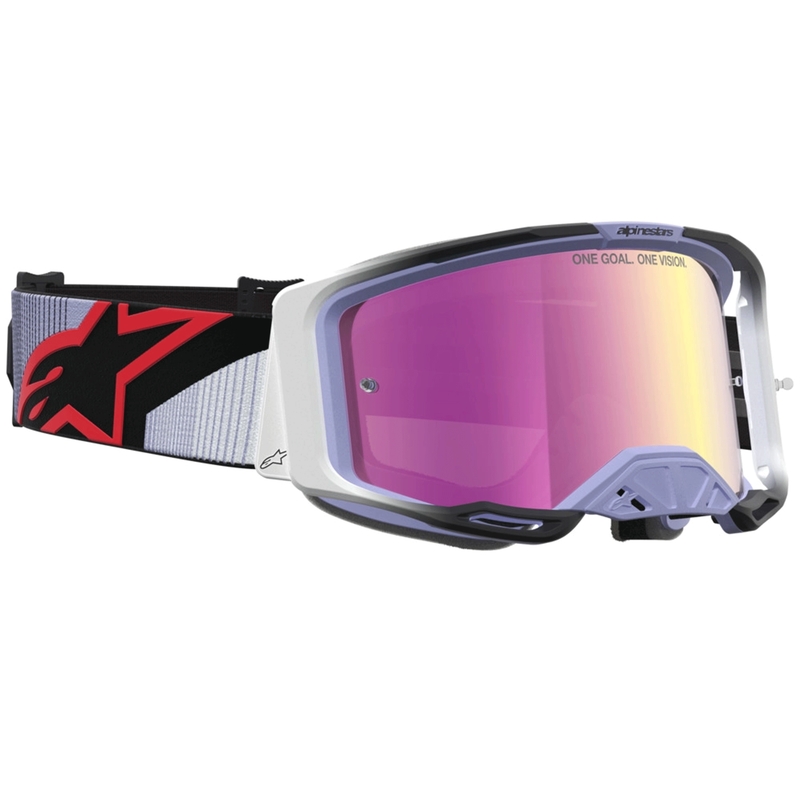 Motokros očala Alpinestars Vision 8 Maven sivkasto-črna