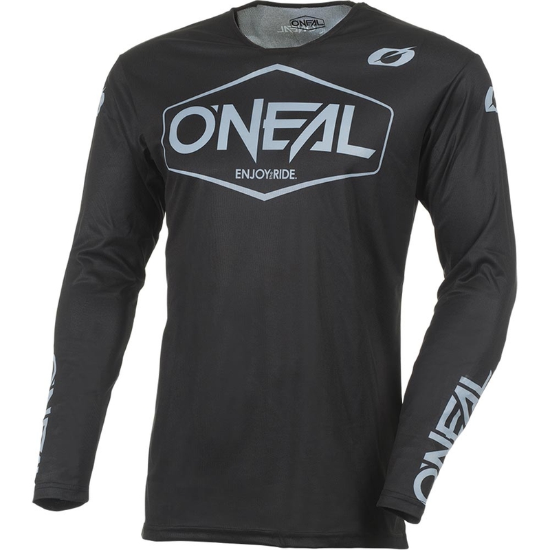 Motokros dres O'Neal Mayhem Solid črne barve