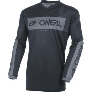 Motokros dres O'Neal Element Racewear črno-siv