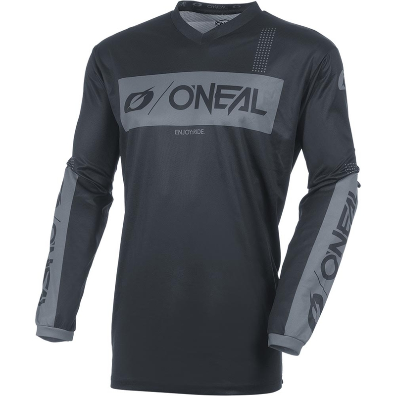 Motokros dres O'Neal Element Racewear črno-siv