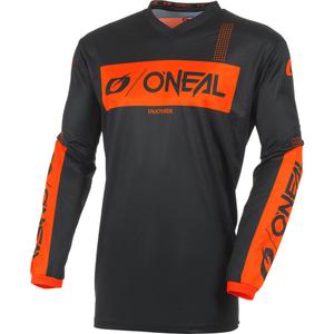Motokros majica O'Neal Element Racewear črno-oranžna