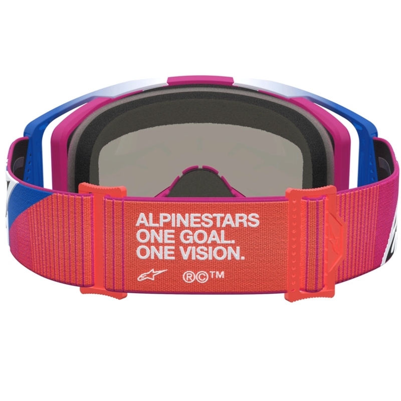 Motokros očala Alpinestars Vision 8 Maven rdeče-črna