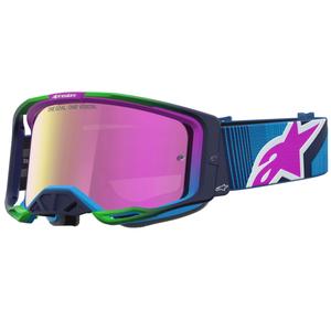 Alpinestars Vision 8 Maven modro-vijolična motokros očala