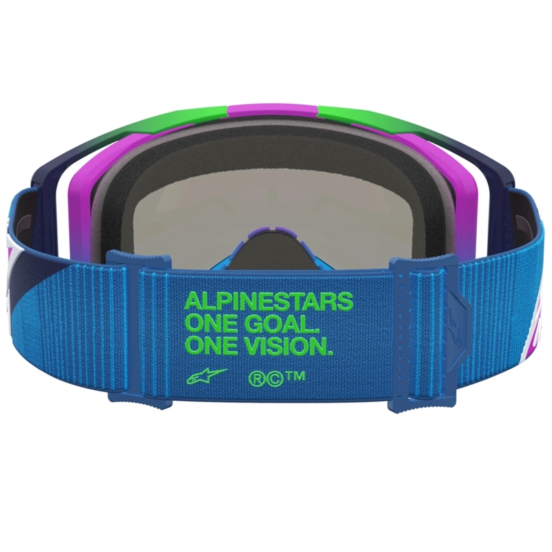 Alpinestars Vision 8 Maven modro-vijolična motokros očala