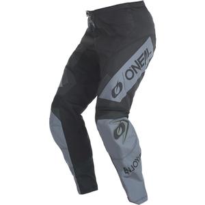 Motokros hlače O'Neal Element Racewear črno-sive