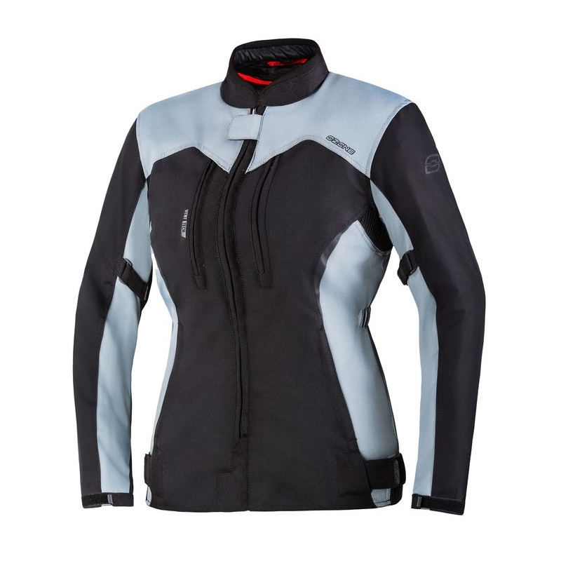 Ženska motoristična jakna Ozone Delta IV Black-Grey razprodaja
