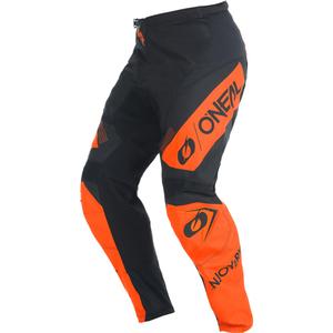 Motokros hlače O'Neal Element Racewear črno-oranžne