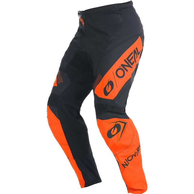 Motokros hlače O'Neal Element Racewear črno-oranžne