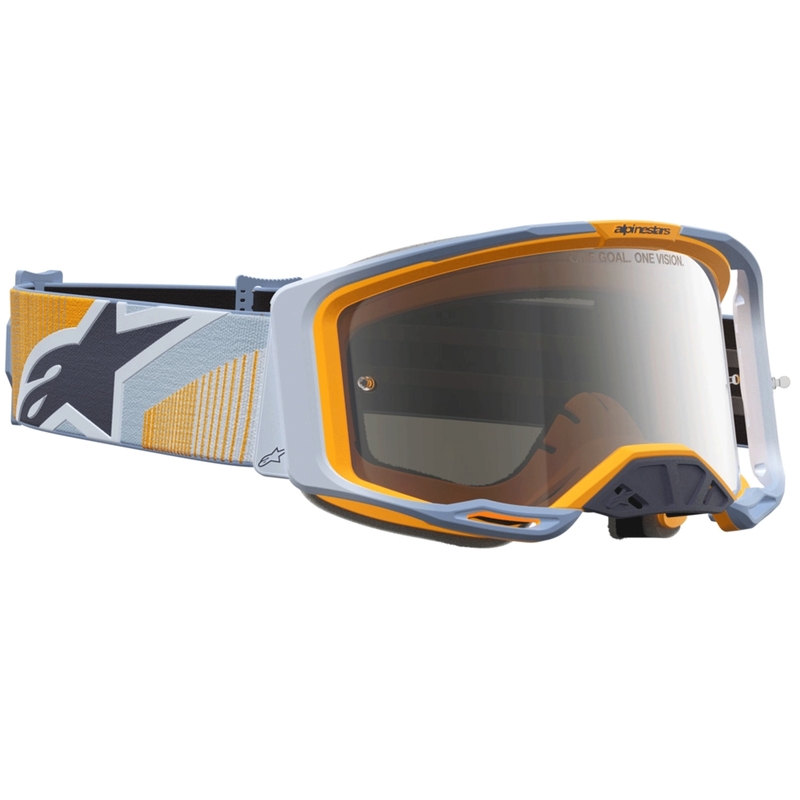 Alpinestars Vision 8 Maven modro-oranžna motokros očala