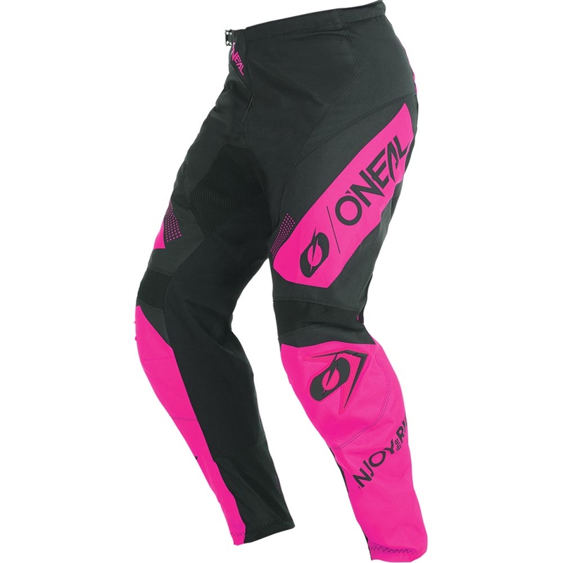 Ženske motokros hlače O'Neal Element Racewear črno-roza