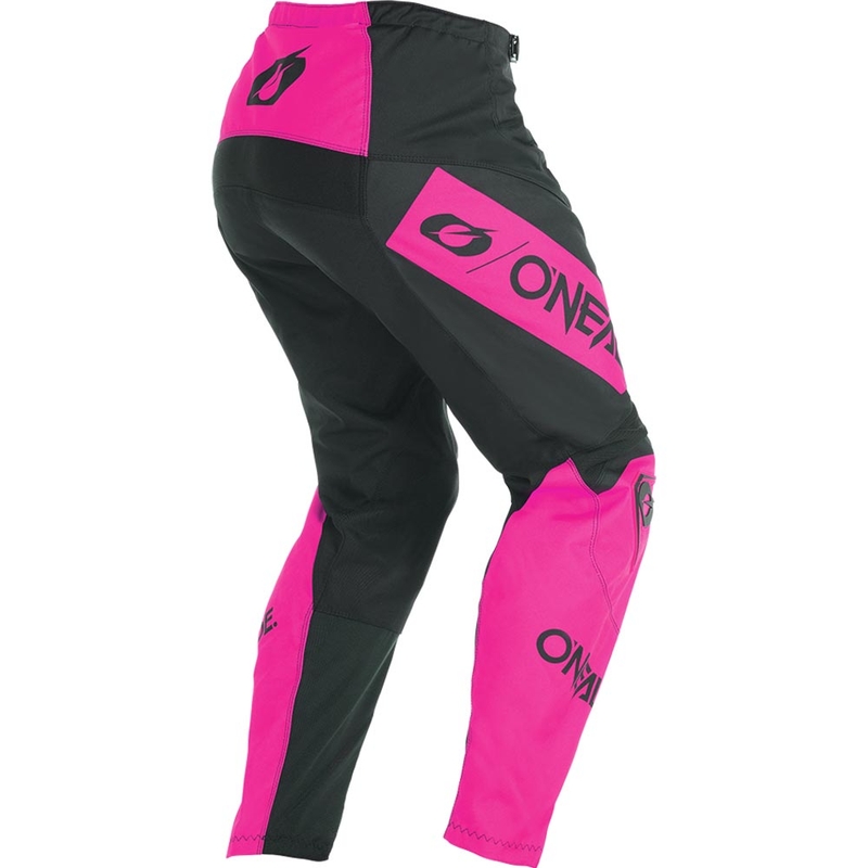 Ženske motokros hlače O'Neal Element Racewear črno-roza