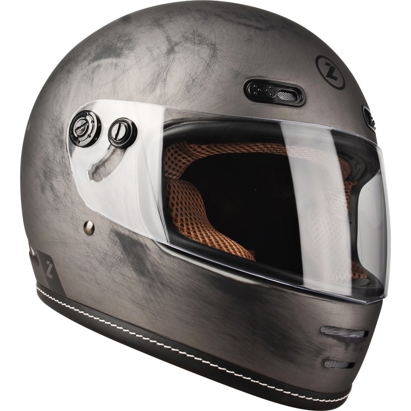 Integralna motoristična čelada Lazer Oroshi Cafe Racer črno-rjava razprodaja