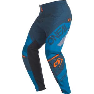 Motokros hlače O'Neal Element Factor modro-oranžne
