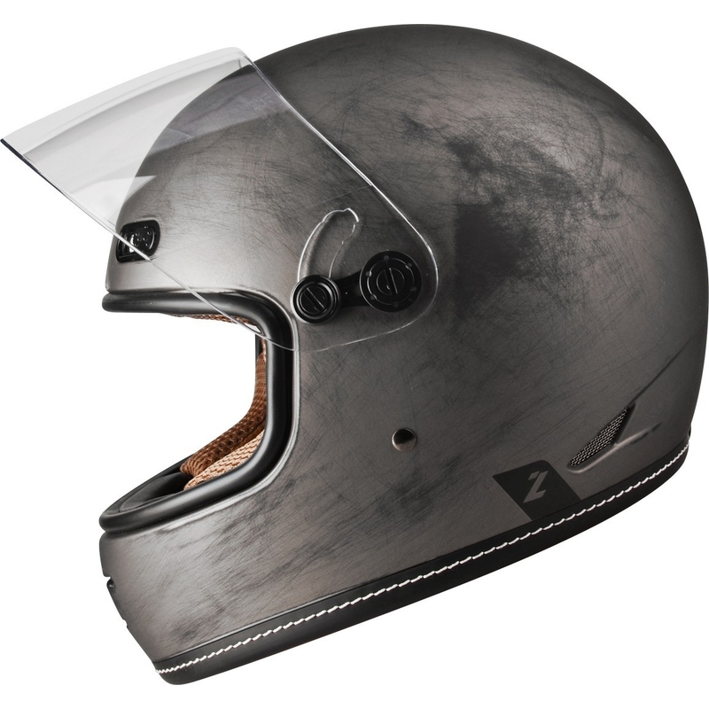Integralna motoristična čelada Lazer Oroshi Cafe Racer črno-rjava razprodaja