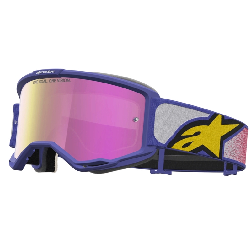 Motokros očala Alpinestars Vision 5 Drag rdeče-vijolična