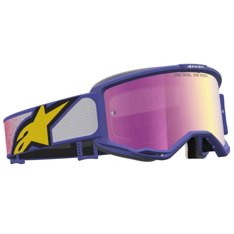 Motokros očala Alpinestars Vision 5 Drag rdeče-vijolična