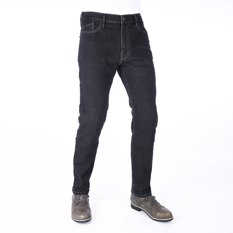 Oxford Original Approved Slim Fit Black Motorcycle Jeans