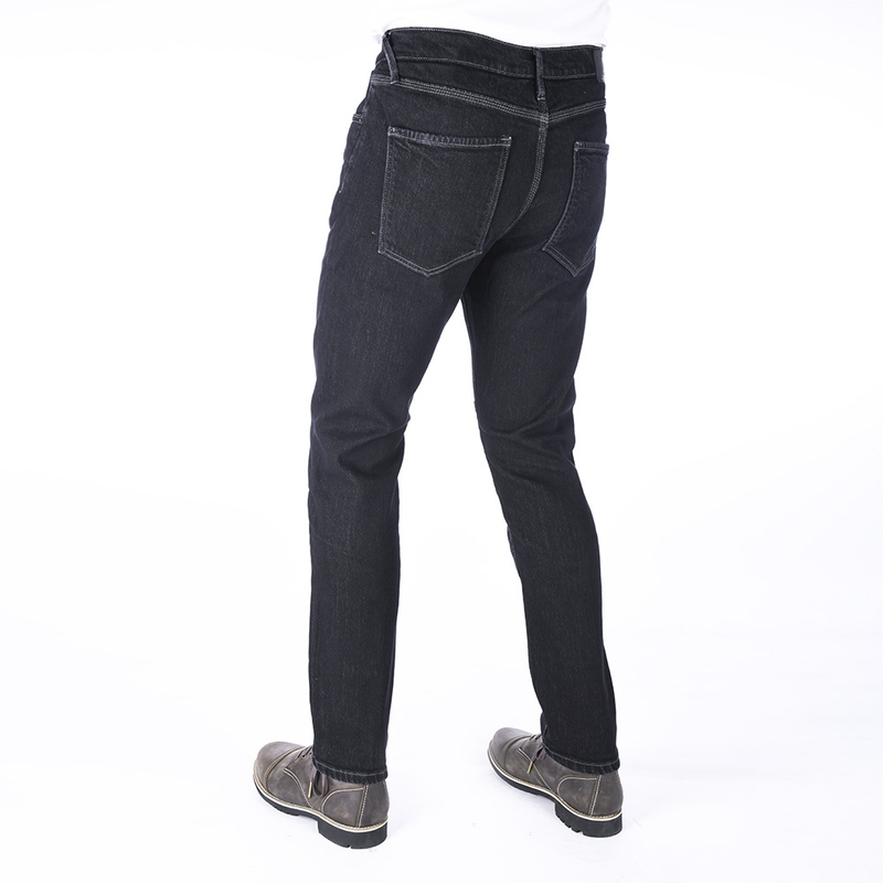 Oxford Original Approved Slim Fit Black Motorcycle Jeans