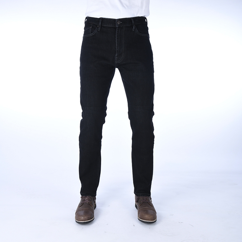 Oxford Original Approved Slim Fit Black Motorcycle Jeans