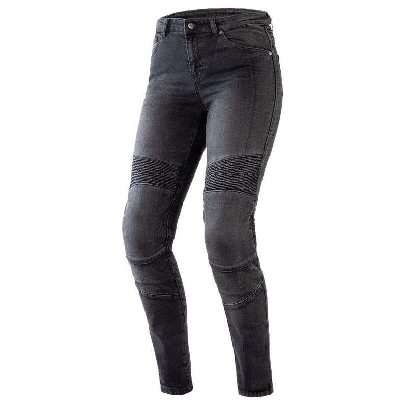 Ženske hlače Ozone Agness II Black Motorcycle Jeans