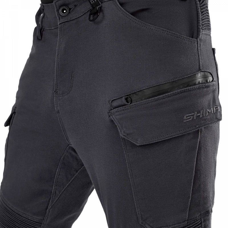 Shima Giro 3.0 podaljšane motoristične hlače sive barve