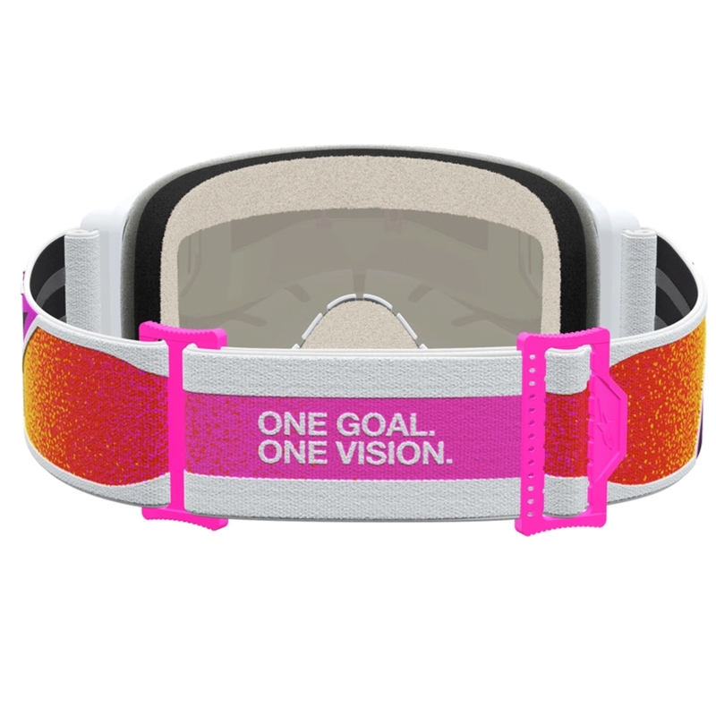 Motokros očala Alpinestars Vision 5 Drag oranžno-rdeča