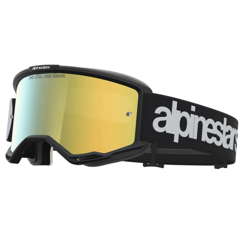 Motokros očala Alpinestars Vision 5 Hone črno-bela