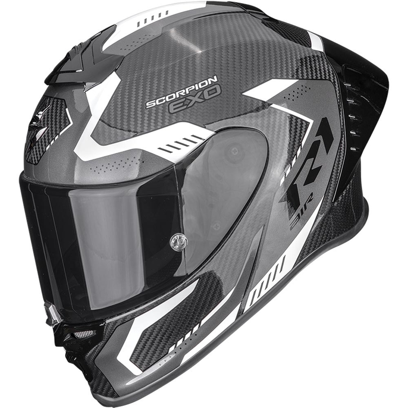 Scorpion EXO-R1 EVO II Air Propel integralna motoristična čelada črno-bela