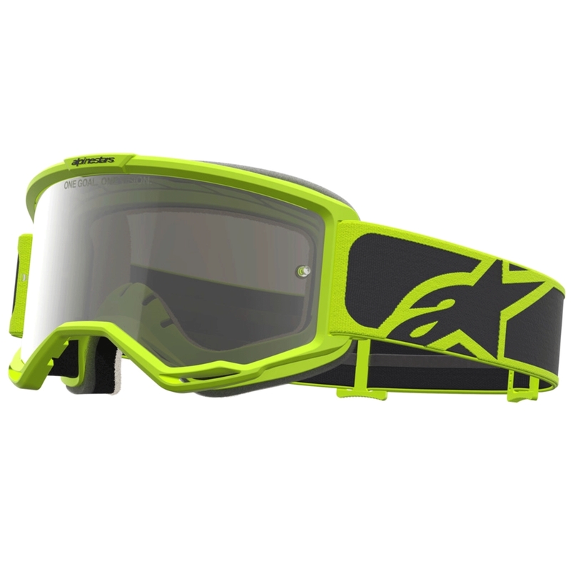 Motokros očala Alpinestars Vision 5 Rora črno-fluo rumena