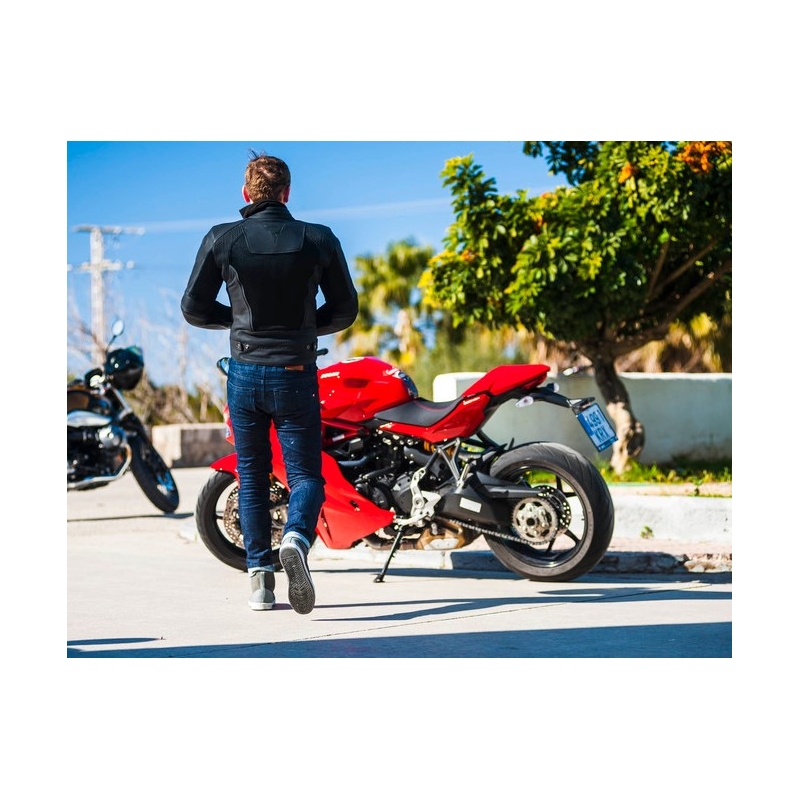 Rebelhorn Rocket Black Motorcycle Jacket razprodaja