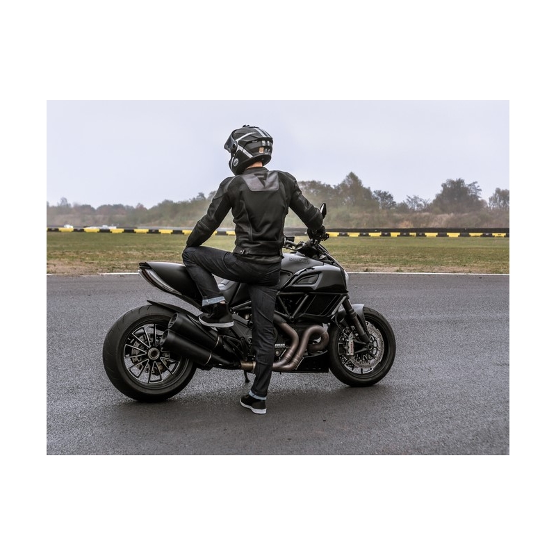 Rebelhorn Rocket Black Motorcycle Jacket razprodaja