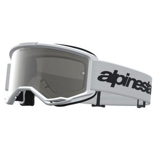 Motokros očala Alpinestars Vision 3 Wordmark belo-črna