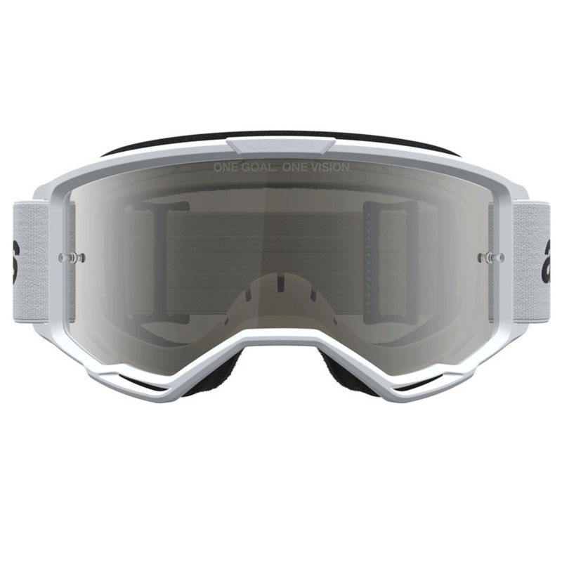 Motokros očala Alpinestars Vision 3 Wordmark belo-črna